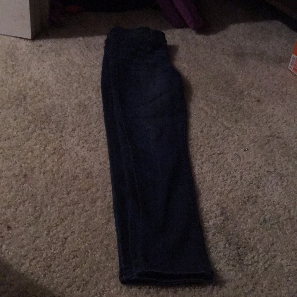 Celebrity pink dark wash jeans